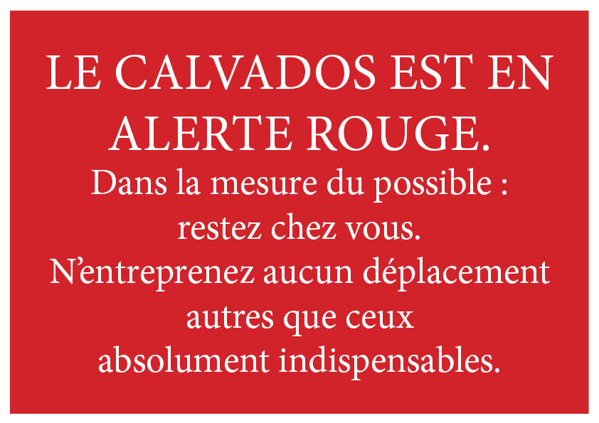 Calvados Alerte Rouge Neige