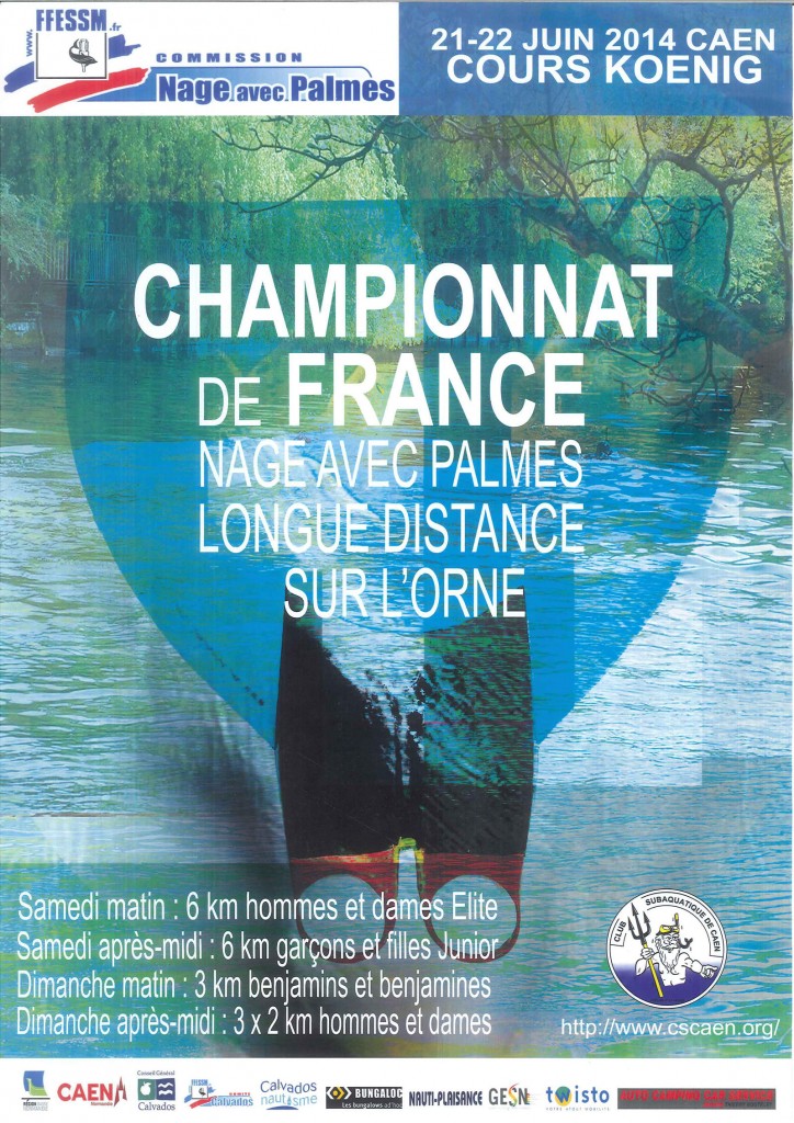 Championnat de France nage avec palmes