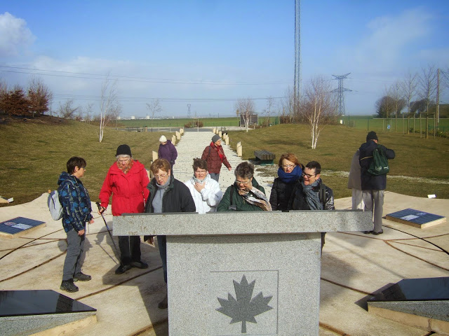 La balade du 24 février au mémorial canadien
